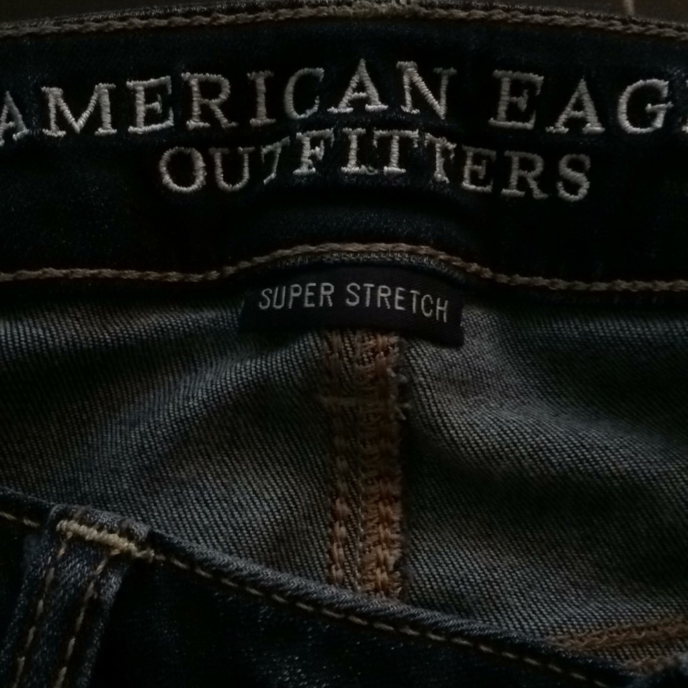 AE reg size 6 super stretch skinny jeans